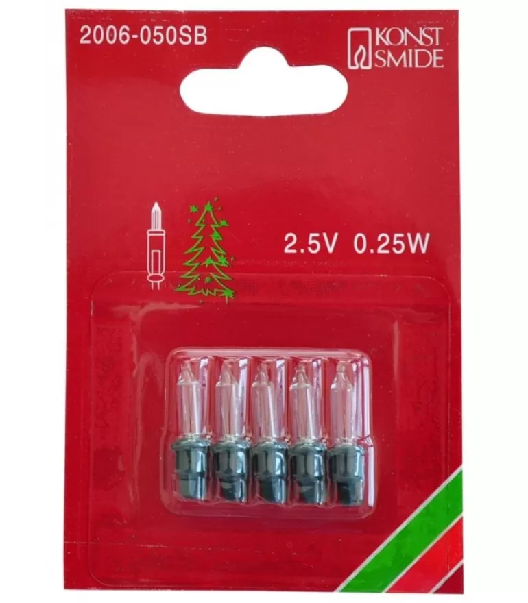 Cheap Ampoules De Rechange 2,5V - 0,25 W Pour Guirlande De Noël, Douille Verte Ampoules Guirlandes De Rechange