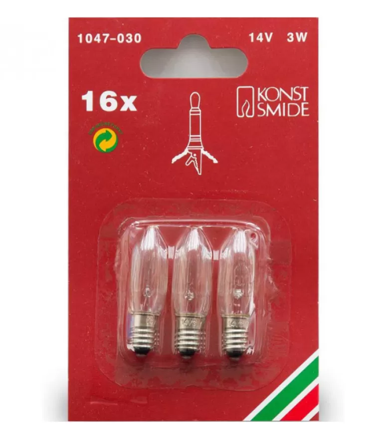 Online 3 Ampoules De Rechange 14V, 3W Pour Chandelier De Noël 16 Lampes Ampoules Guirlandes De Rechange