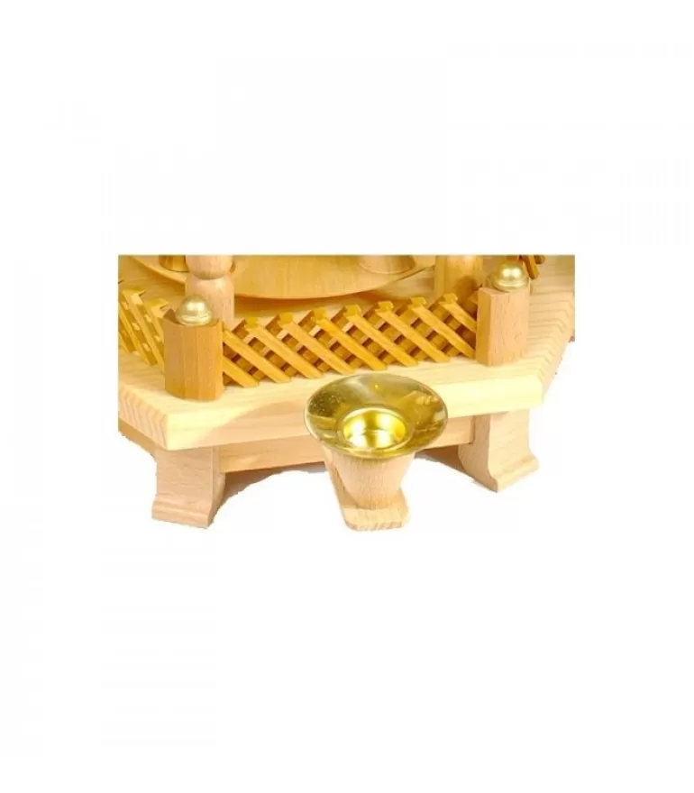 Outlet Barriere De Rechange Couleur Bois Pour Pyramide A Etages 102 Mm Pièces De Rechanges Pour Pyramides Et Carillons