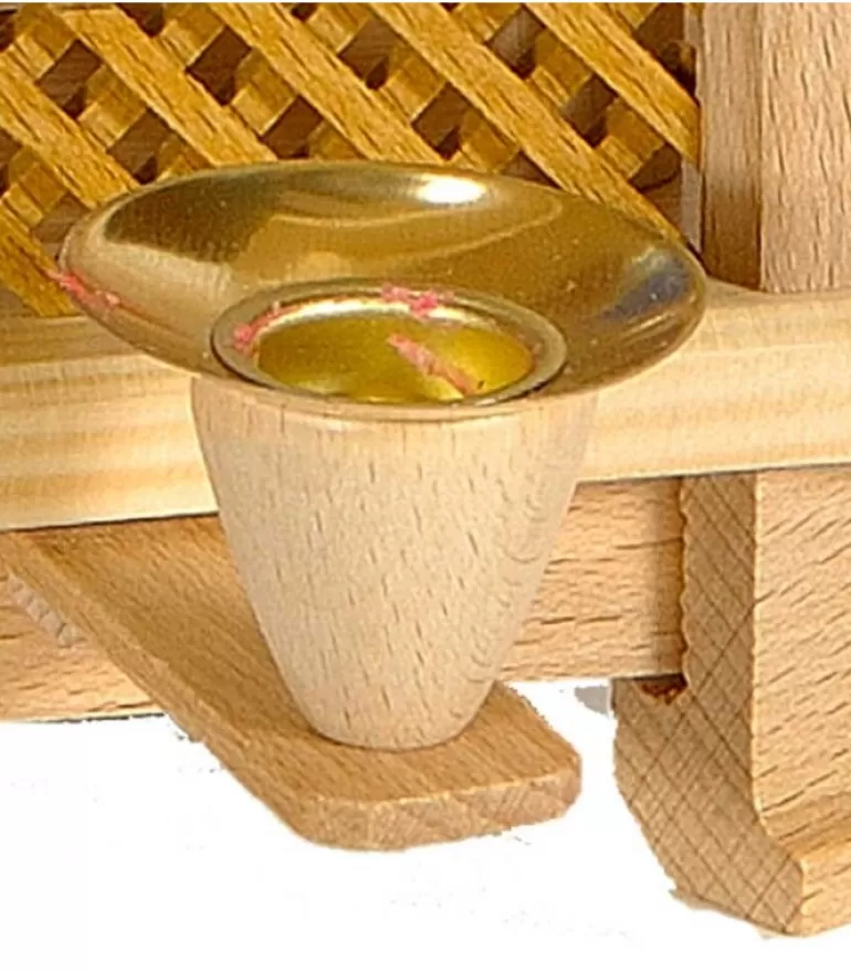 Store Bougeoir De Rechange En Laiton Pour Pyramide A Bougies 17 Mm Pièces De Rechanges Pour Pyramides Et Carillons