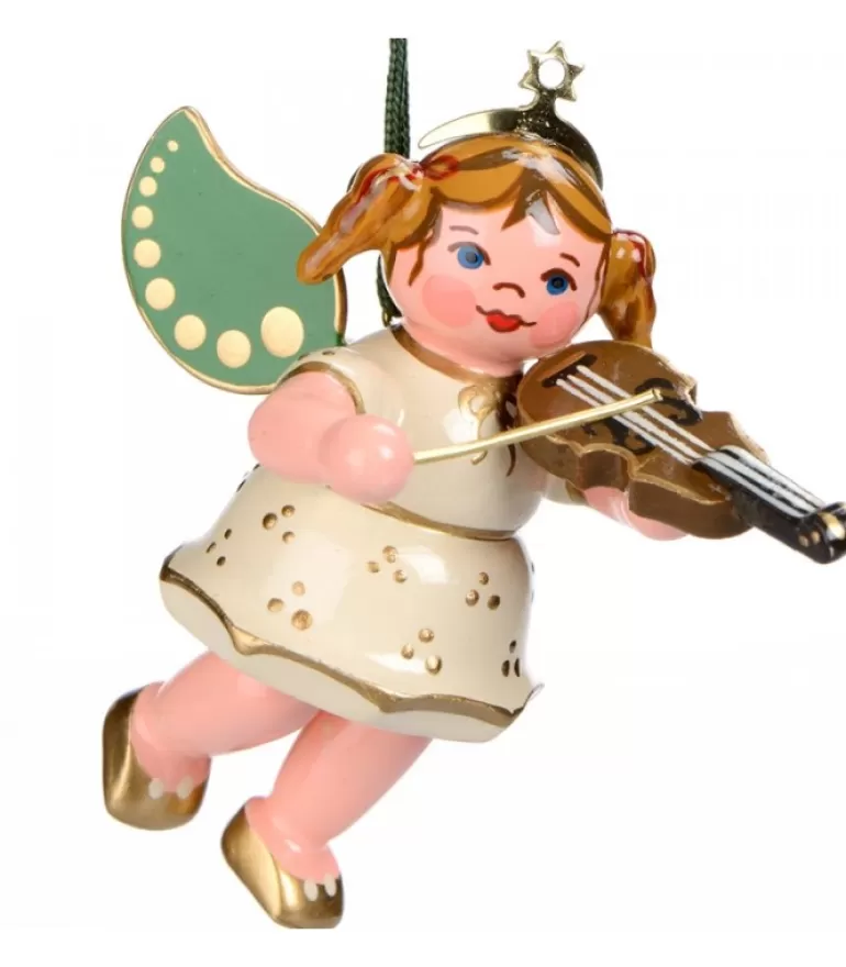 Best Sale Déco Sapin De Noël, Ange Avec Un Violon Déco Sapin De Noël Vintage