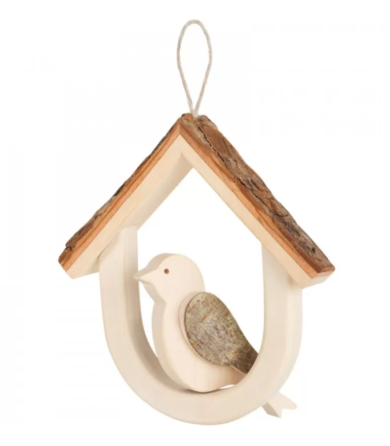 Best Décoration De Fenetre : Petit Oiseau Dans Maisonnette 13 Cm Oiseau Décoratif