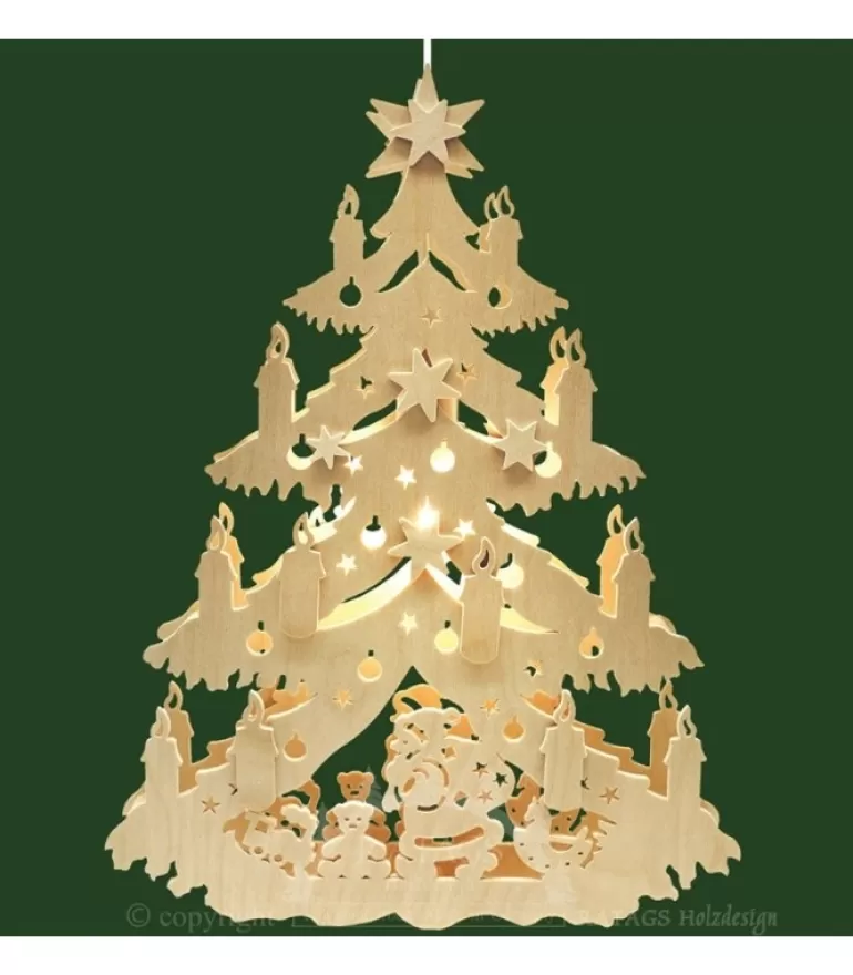 Online Décoration De Noël Pour Chambre D'Enfant, Sapin Electrique A Suspendre Sapin Lumineux Led