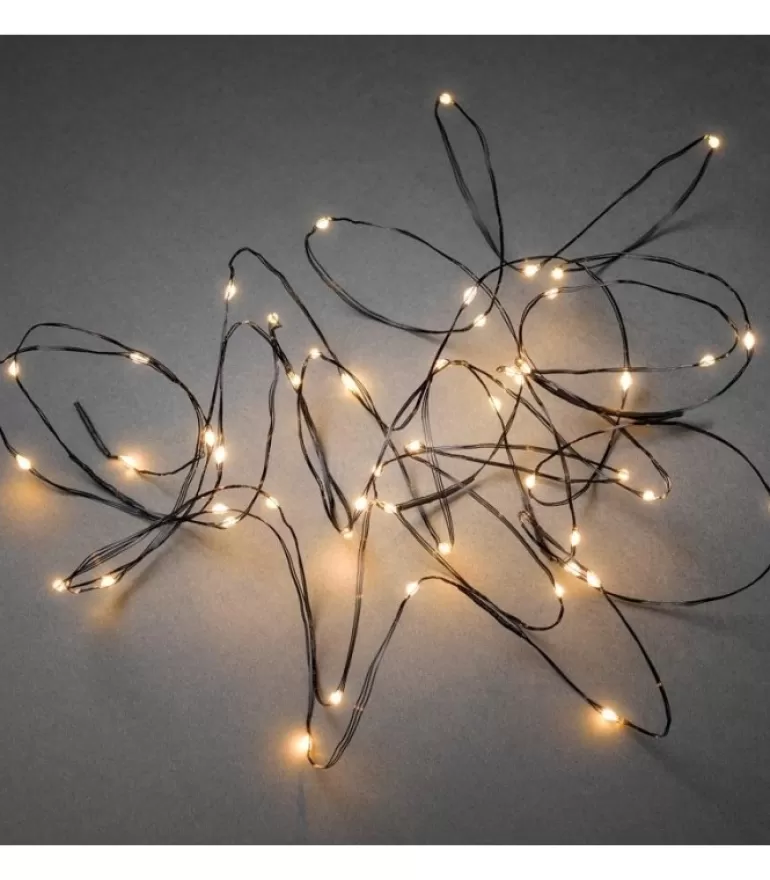 Cheap Guirlande Lumineuse Led Effet Gouttes, 100 Diodes Ambrees, Fil Noir Guirlande Lumineuse Intérieure À Led