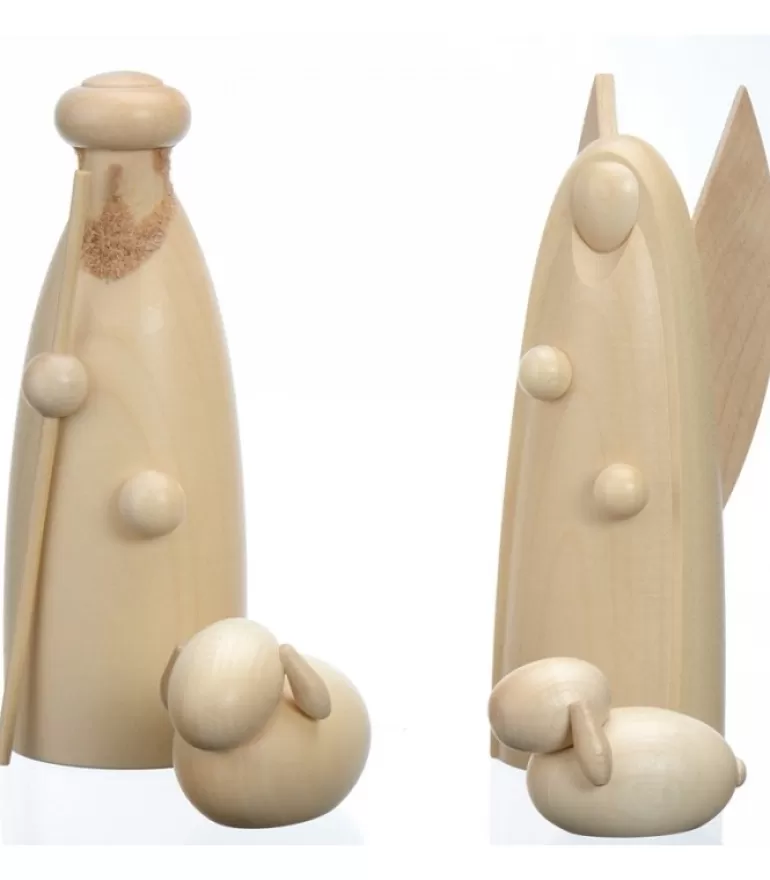 Clearance Le Berger Et L'Ange, Personnages Pour Crèche De Noël, 12 Cm Personnages De Crèche De Noël