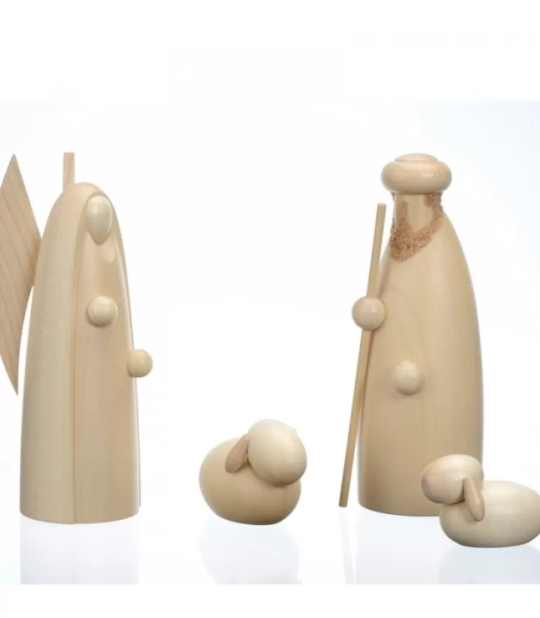 Clearance Le Berger Et L'Ange, Personnages Pour Crèche De Noël, 12 Cm Personnages De Crèche De Noël