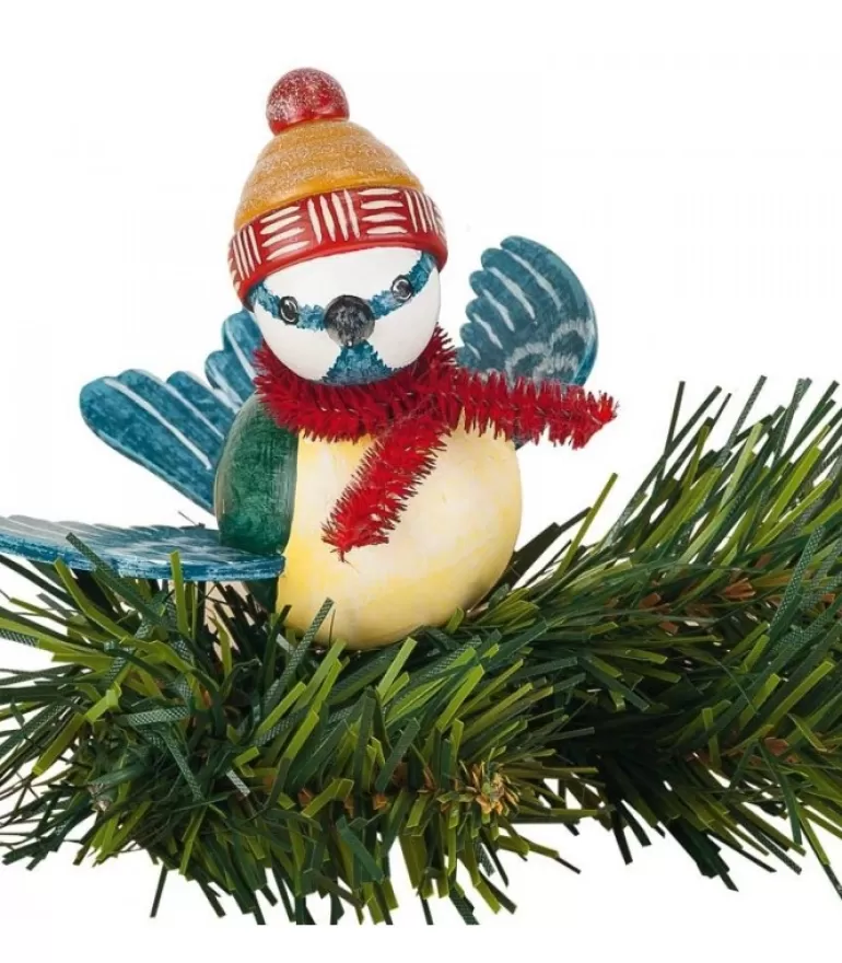 Best Oiseau Décoratif A Clipser Sur Branche, Mesange Oiseau Décoratif