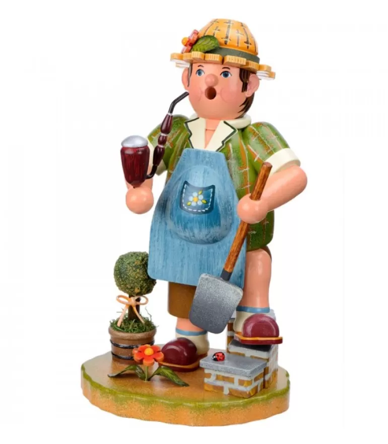 Clearance Personnage Brule-Encens Jardinier Bonhommes Fumeurs D'Encens Allemand