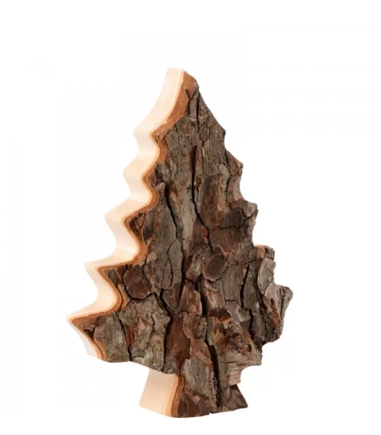 Hot Sapin En Bois Déco En Ecorce 15 Cm Sapins En Bois