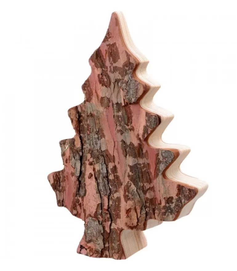 Discount Sapin En Bois Déco En Ecorce 20 Cm Sapins En Bois