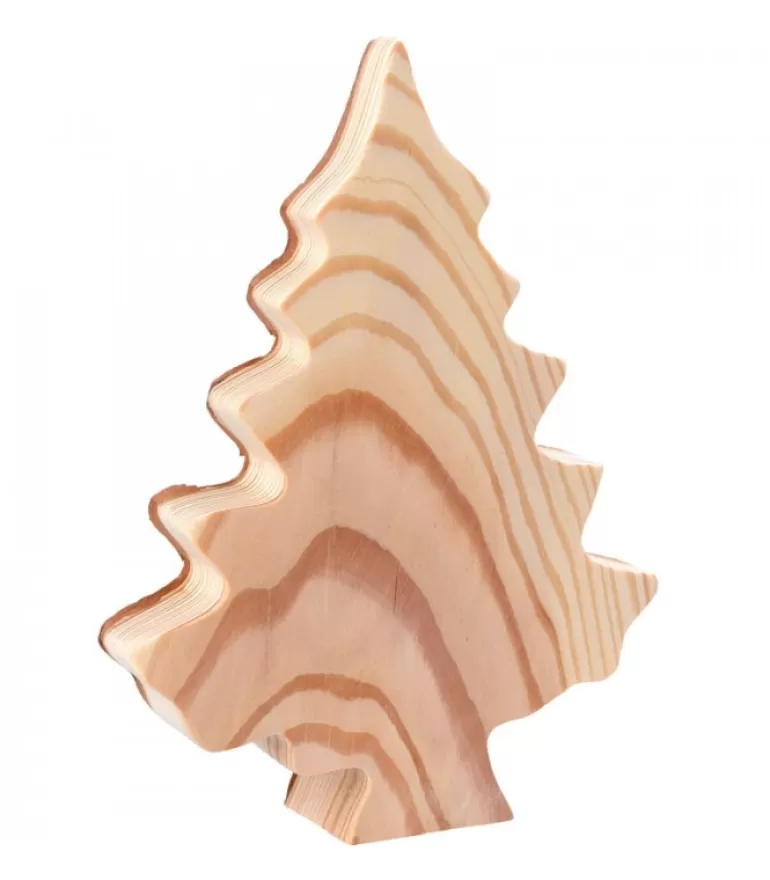 Discount Sapin En Bois Déco En Ecorce 20 Cm Sapins En Bois