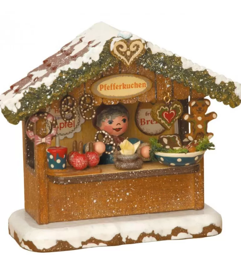 Fashion Village Noël Miniature, Chalet Marche De Noël Vendeur De Gateaux Village De Noël Miniature
